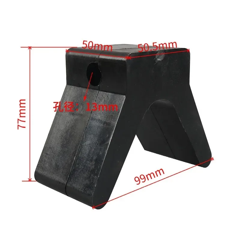 2 بوصة عرض 3 بوصة جديد ل V-Span V-نمط قارب مقطورة القوس وقف كتلة مقطورة المطاط القوس وقف غير وسم تصاعد ثقب #5