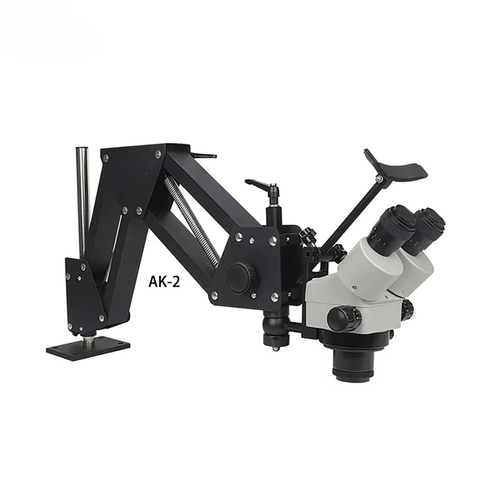 

Jewelry Optical Tools Super Clear Microscope with Magnifier Stand Diamond Setting Microscope with LED Light Source