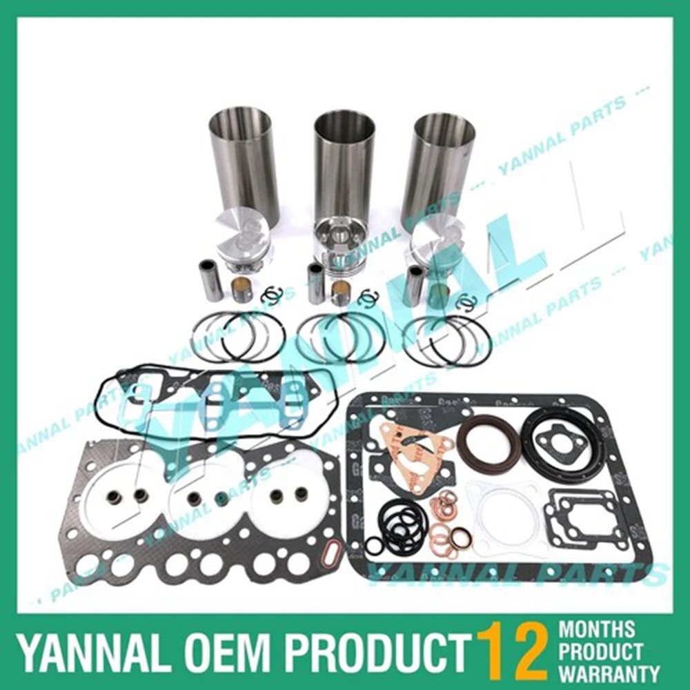 

3TNE66 Overhaul Rebuild Kit With Full Gasket Kit For Yanmar Diesel engine