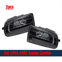 Pair Front Bumper Fog Lights Bulb Lamp For 1993-1997 Toyota Corolla AE100 AE101