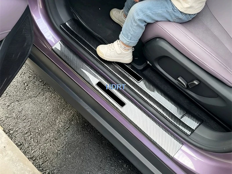 Car Styling Welcome Pedal Rear Trunk Guard Tail Boot Plate Cover For Changan Deepal L06 2026 + Threshold Scuff Door Sill Trim