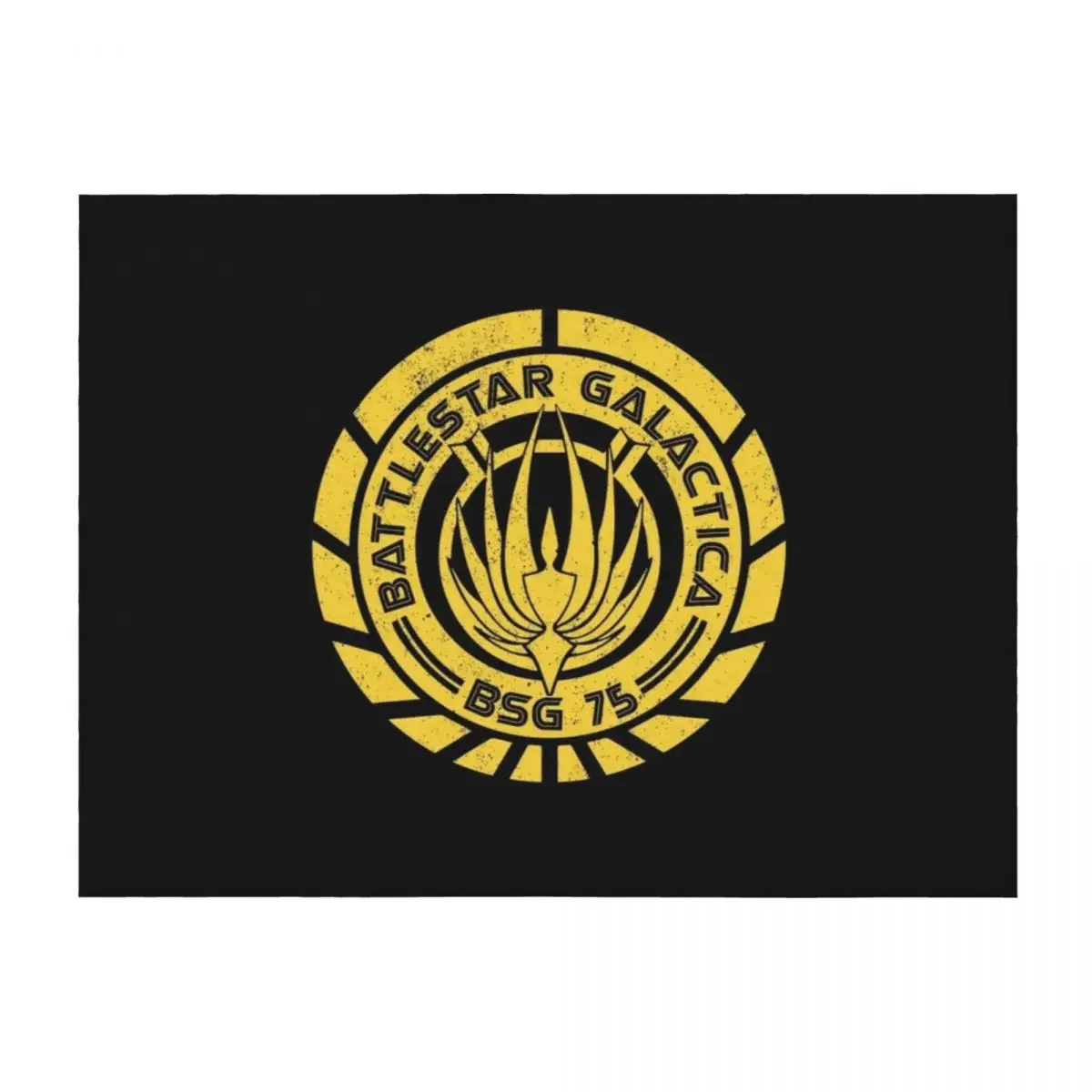 

Galactica BSG 75 - Inspired by Battlestar Galactica Throw Blanket Moving sofa bed Designers Decorative Throw Blankets