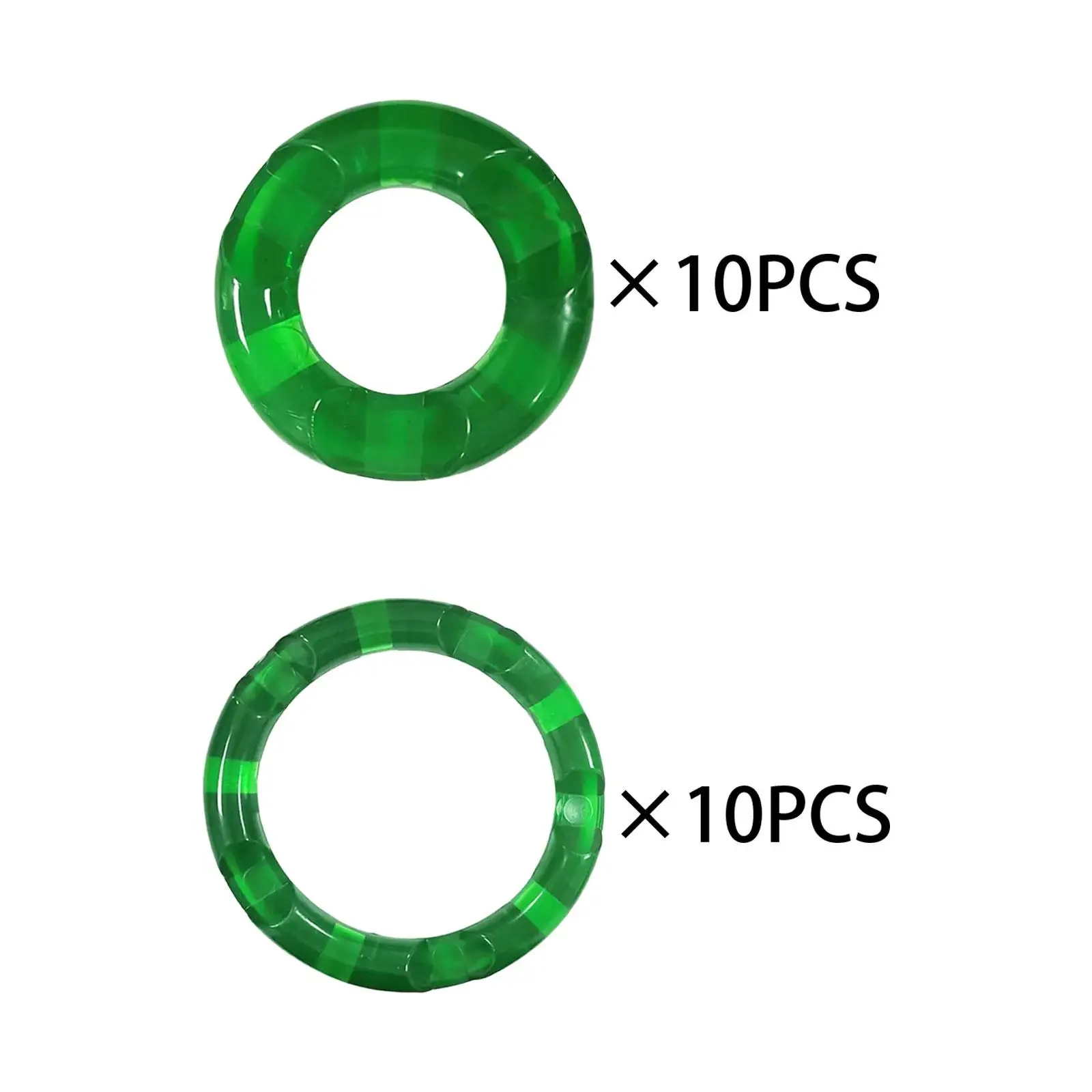 

10 Pieces Fruit Display Holder Fixing Circle Watermelon Protection Stand for Supermarket