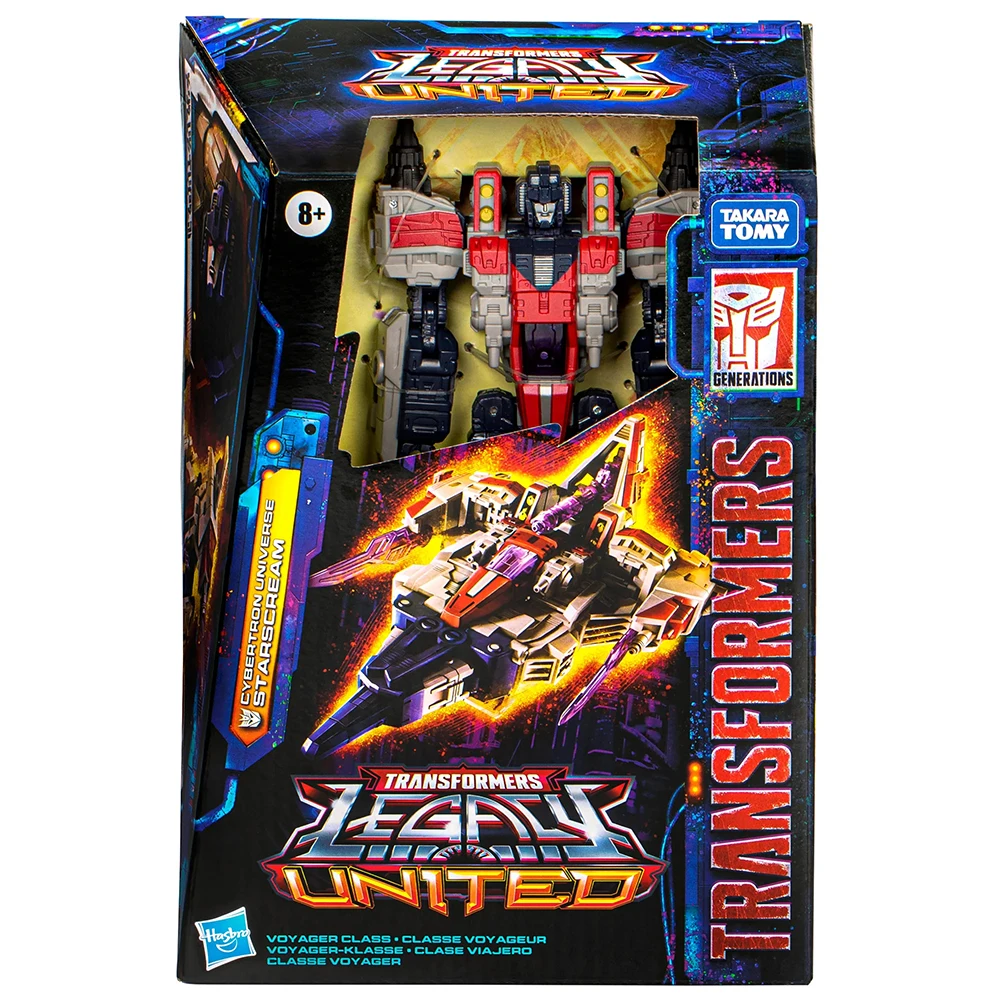 

In Stock TAKARA TOMY Transformers Legacy United Cybertron Universe Starscream Voyager Class Action Figure Collectible Model Toys