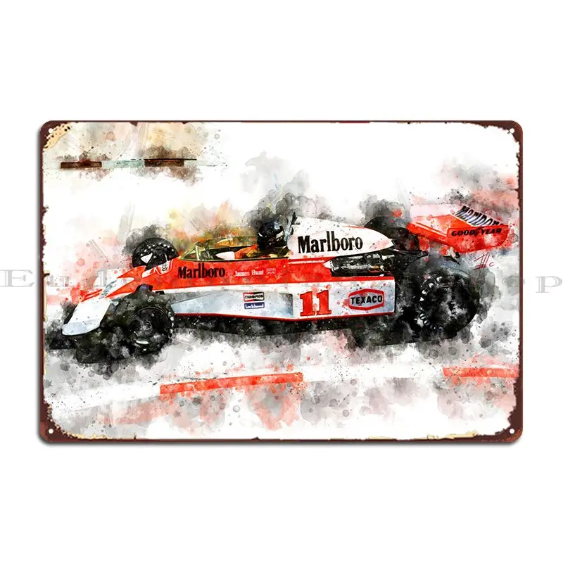 James Hunt No 11 Metal Plaque Poster Pub Mural Party Funny Print Wall Cave Tin Sign Poster