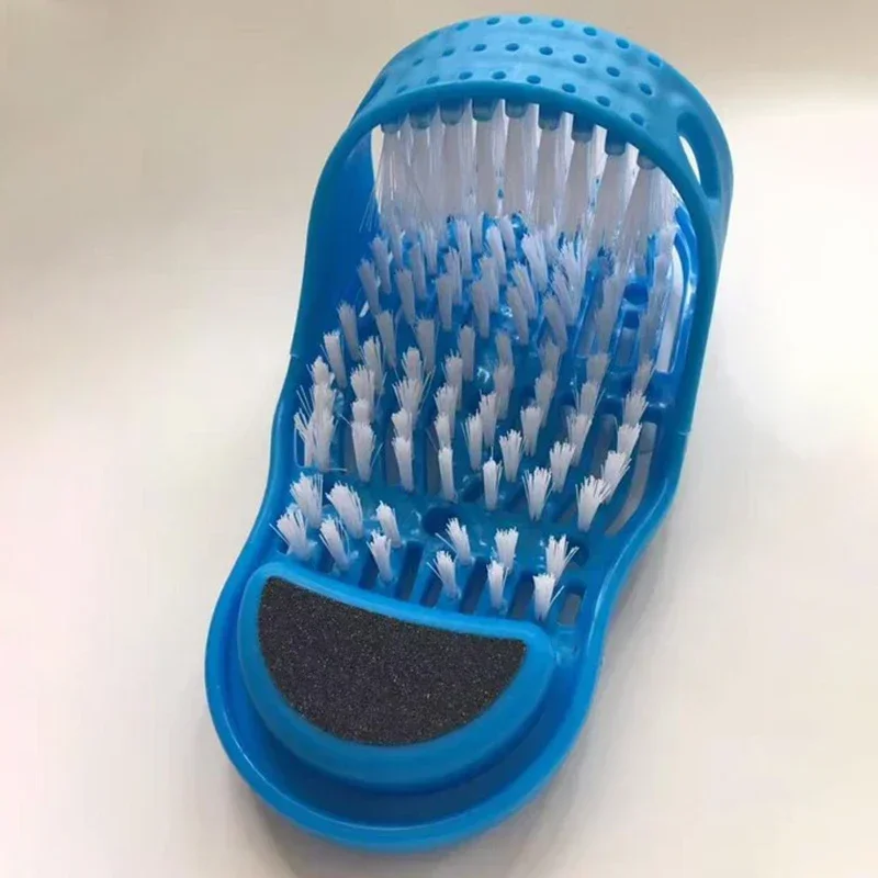 Lazy Foot Washing and Rubbing Slippers Bathroom Foot Massage Slippers Suction Cup Foot Rubbing Mop Dead Skin Removal TV Foot Was