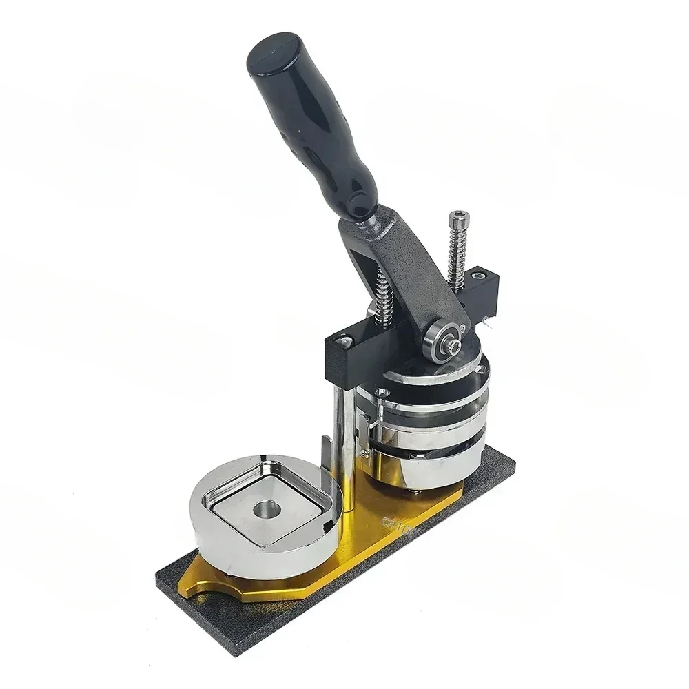 Best Seller Square 2*2 Inch Badge Making Machine+Cutter +500 Pcs Fridge Magnet Material Unique