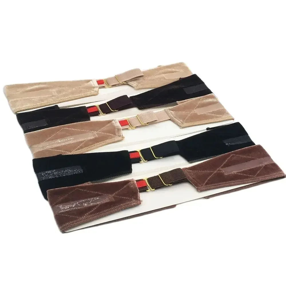 Elastisches Spitzenband für Perücken mit Silikonstreifen, Spitzen-Perückengriffband, Samt-Griffband für Perücken, Perückenzubehör – Detail 4