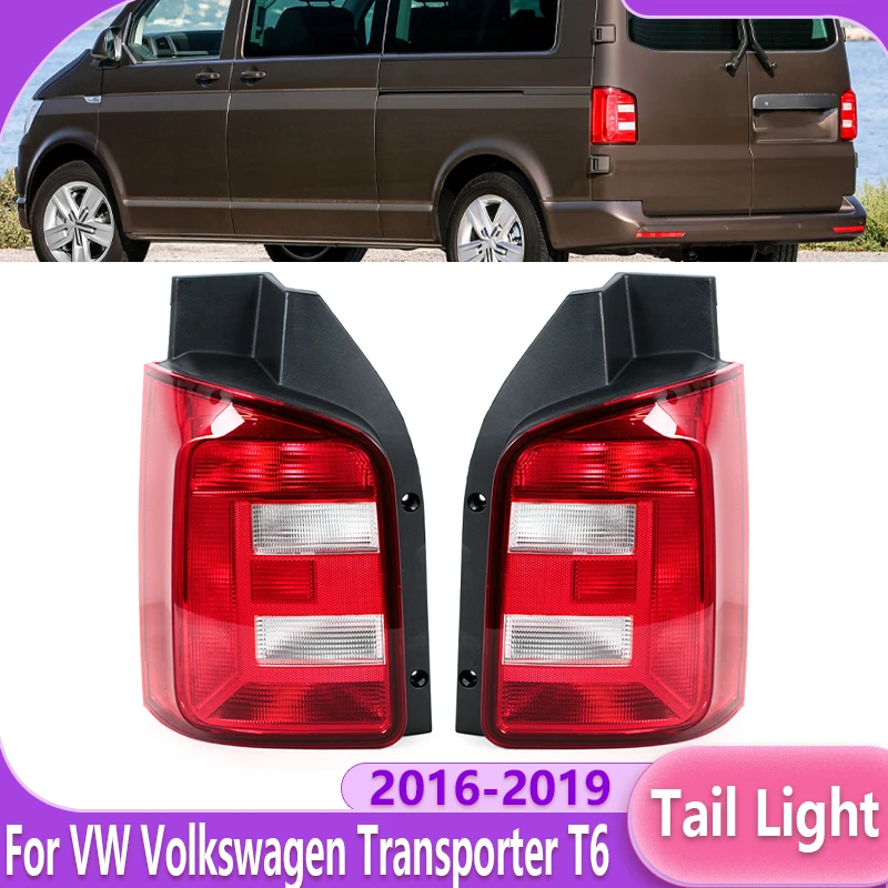 Car Taillamp Assembly Rear Brake Light Fog Light Stop Lamp Turn Signal Lamp For Volkswagen Transporter T6 2016-2019 7E0945095T
