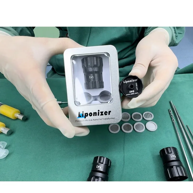 4-pcs Combo Extracellular Matrix (ECM) เจล Stromal Vascular Fraction Matrix ใบมีด SVF-Gel สกัด Liponizer autologous ไขมัน