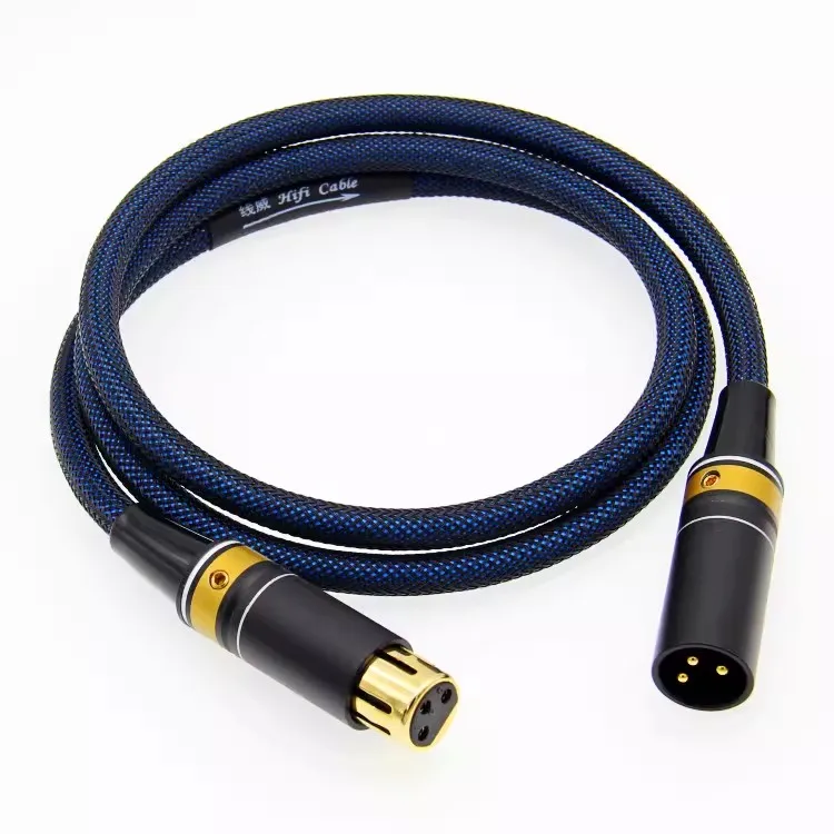 

Аудиокабель HIFI Canare DA206 110 Ом XLR 3-контактный балансный коаксиальный для передачи цифрового сигнала AES/EBU, штекер-гнездо