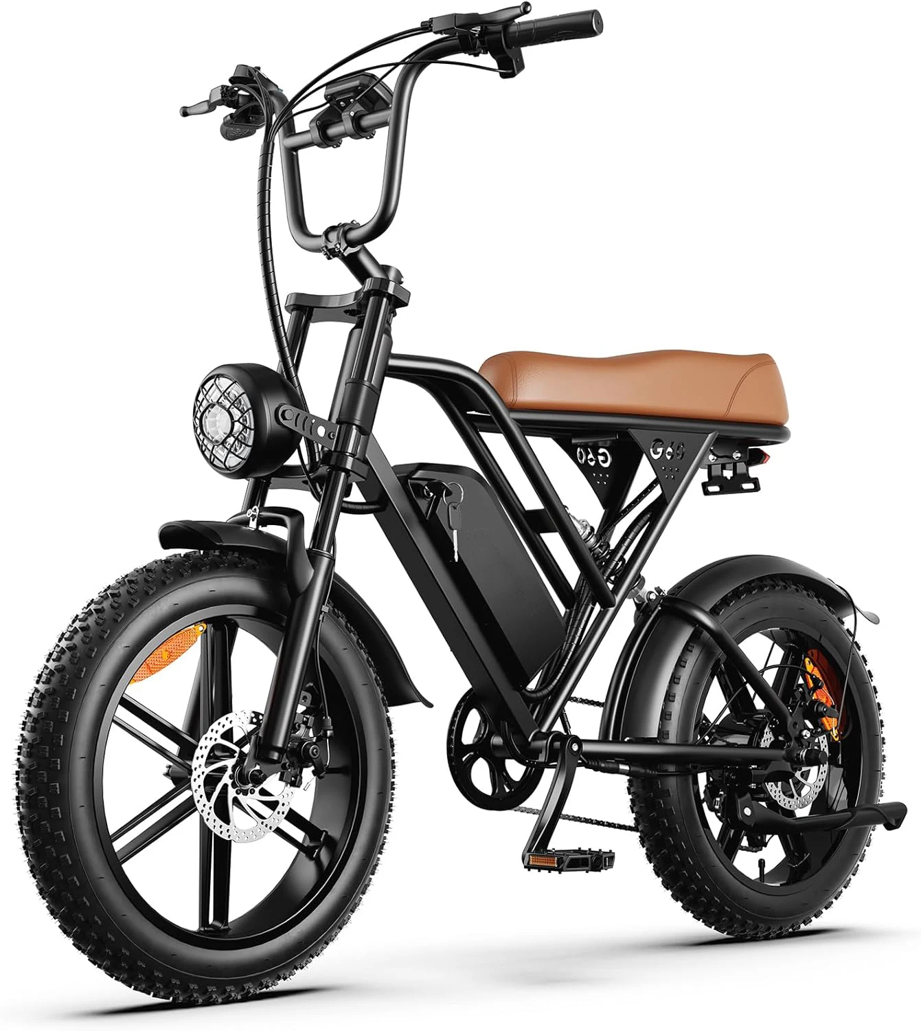 

G60 20inch Fat Tire Load Lithium Battery Brushless Foldable Waterproof City Road Hybrid Two-wheel Ebike Electric Bike Bicycle