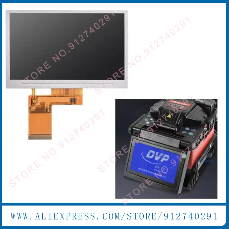 New 4.3 Inch LCD Display Screen For DVP-740 DVP-760A DVP-760H DVP-760 Fiber Optic Fusion Machine LCD Replacement