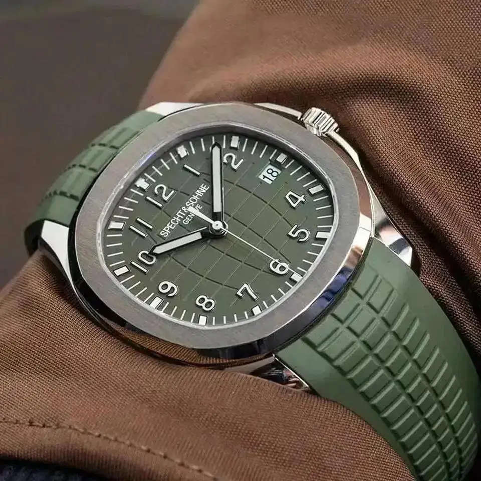 

Specht & Sohne 42 мм автоматические механические часы для мужчин Miyota 8215 Movt сталь с сапфировым стеклом 5167 спортивные часы 50 м водонепроницаемые