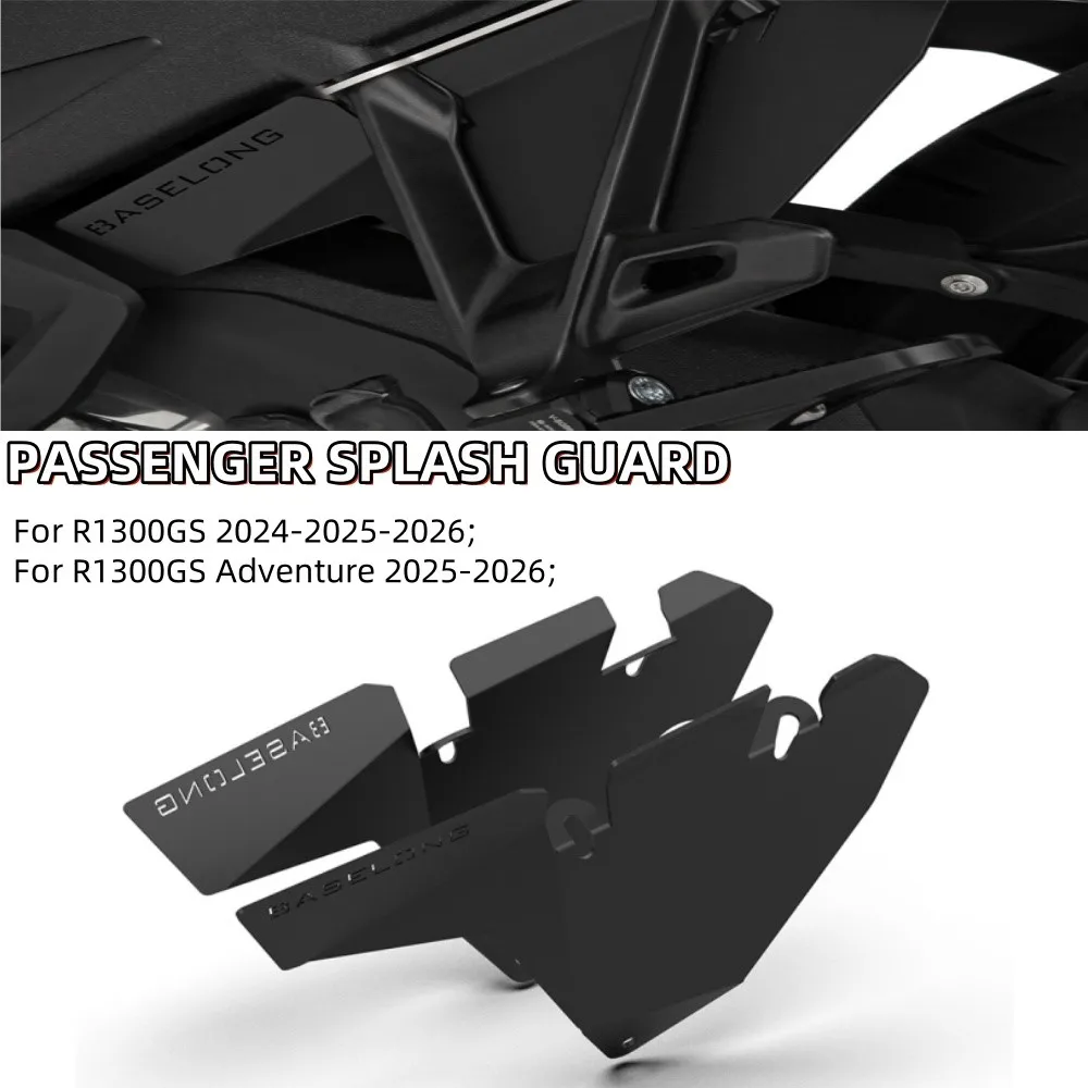 

Rear passenger footrest splash guard For BMW R1300GS Adventure 2025 2026 Fender Splash Guard Shield Protector R 1300 GS 2024