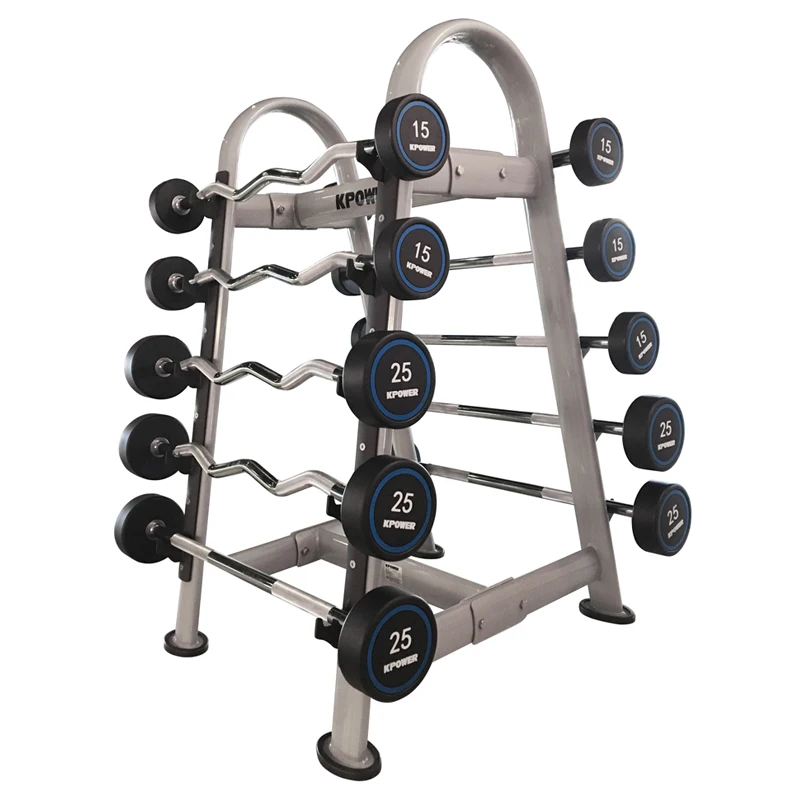 Heavy duty adjustable iron barbell rack 500 kg safe and sturdy frame non-slip base suitable for home gyms and gym workouts
