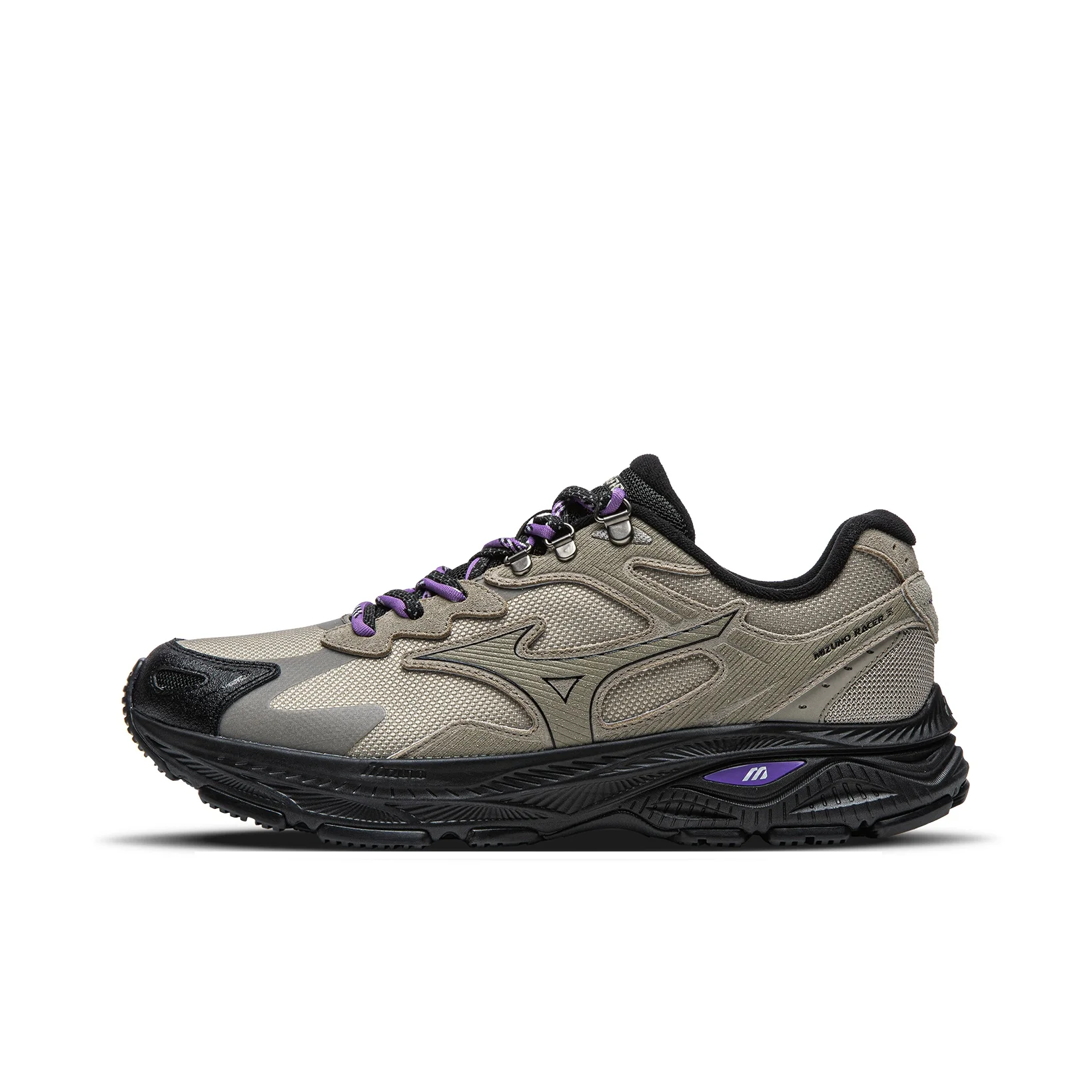 Mizuno Racer S Zapatillas bajas para correr unisex color caqui D1GH263502