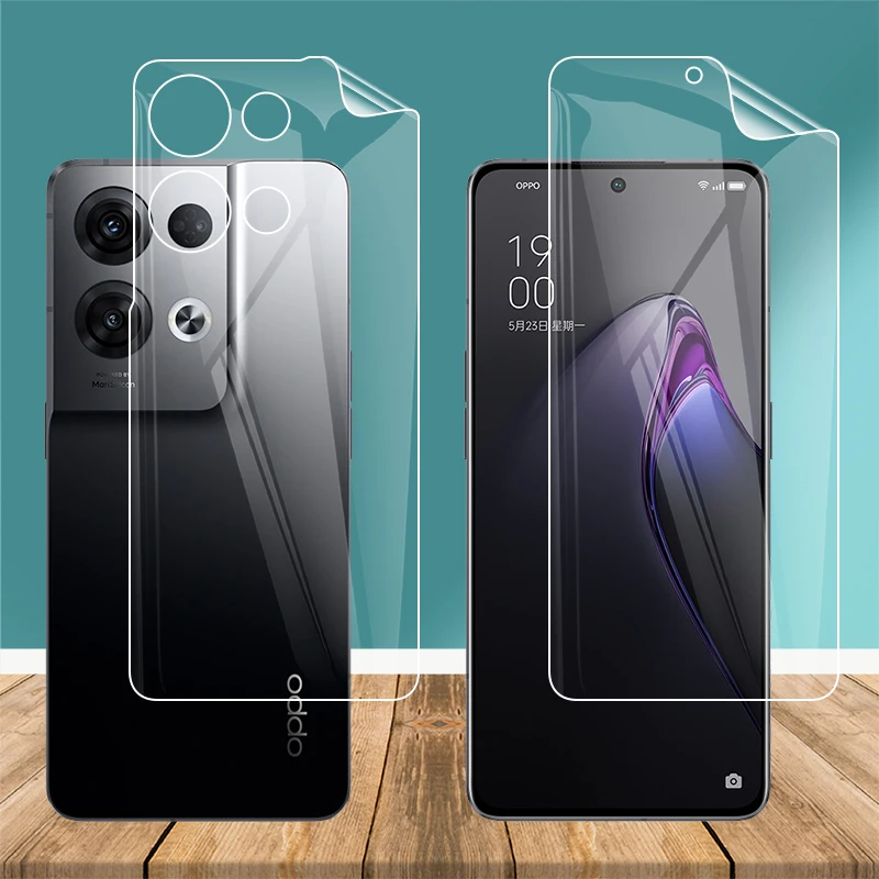 Front / Back Full Coverage Clear Soft TPU Film Screen Protector For Oppo Reno8 Reno 8 Pro Plus Lite 5G ( Not Glass )