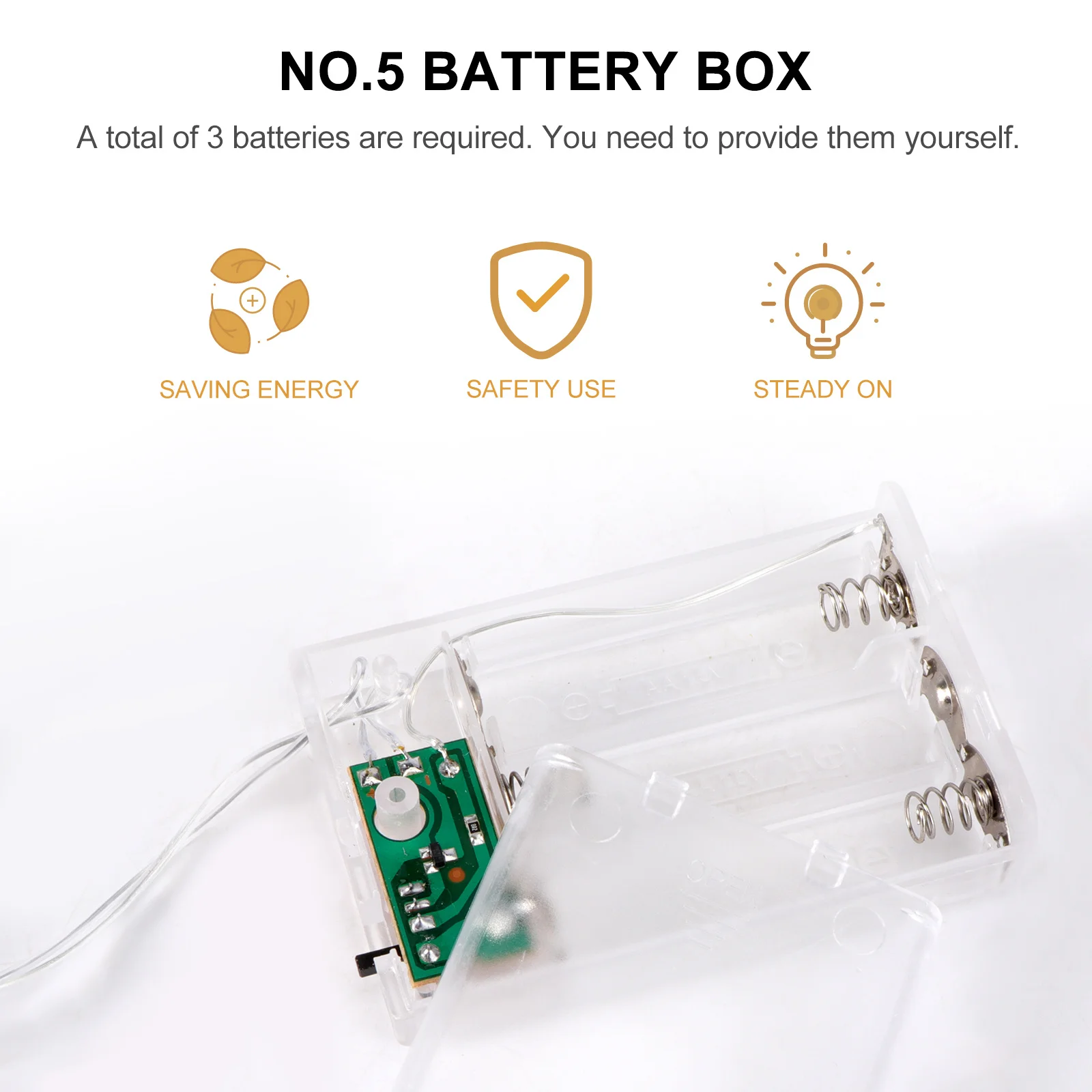 4 قطعة عيد الميلاد LED سلسلة أضواء الأسلاك النحاسية 30 المصابيح شجرة عيد الميلاد الديكور داخلي في الهواء الطلق عطلة ضوء الحزب #1