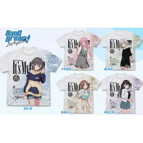 Popular BanG Dream MyGO Cosplay T-shirts 3D Print Kids Anime Cartoon Tops Summer Men Women Harajuku Short Sleeve O-Neck Y2k Tees