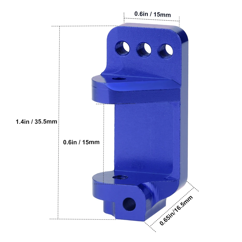 HobbyPark Aluminum Caster Blocks for Traxxas 1/10 2WD Slash Stampede Rustler Nitro Slash Replaces 3632 Replacement