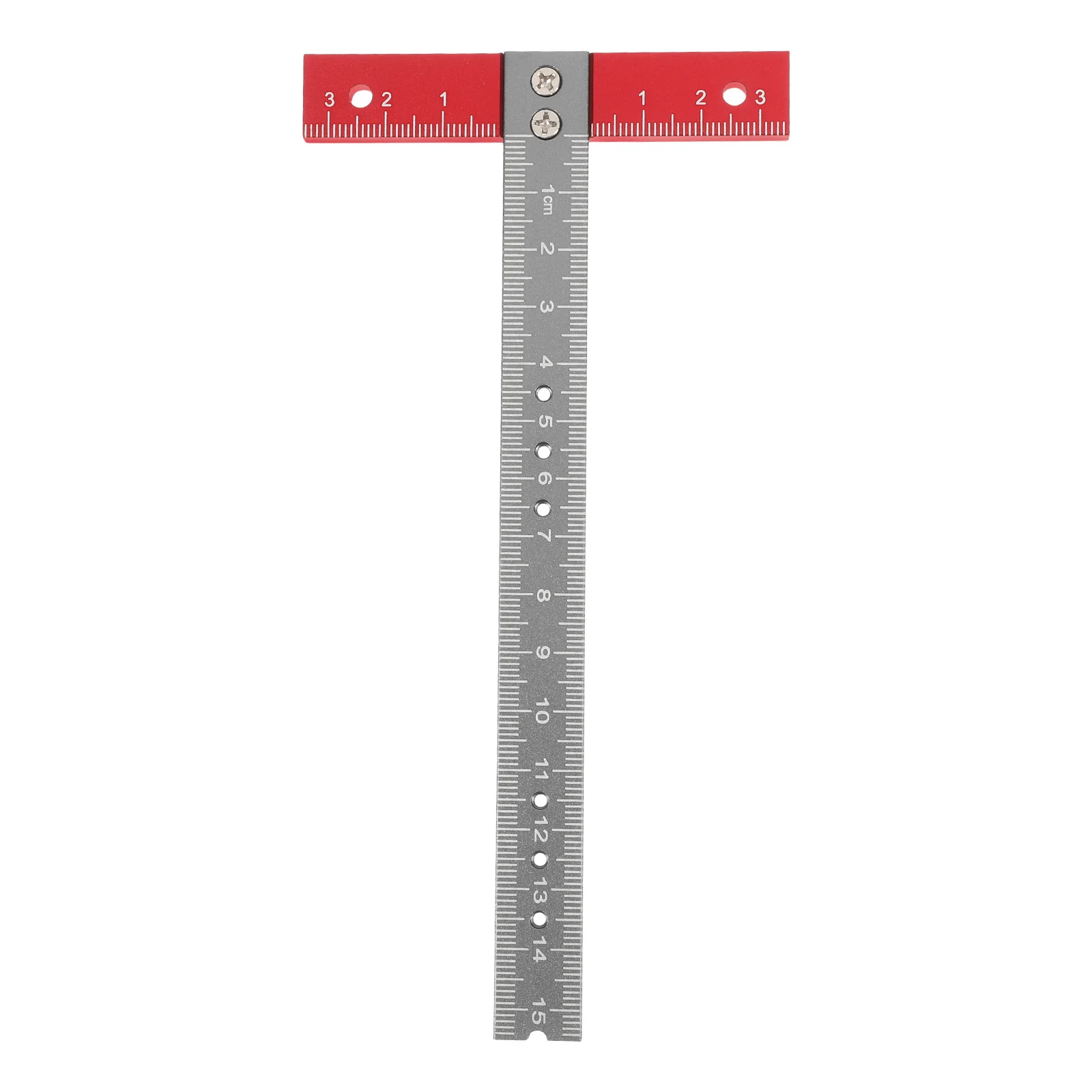 Right Angle Ruler T Shaped Aluminum Alloy Measuring Tool For Woodworking Metalworking Construction Precision Scale