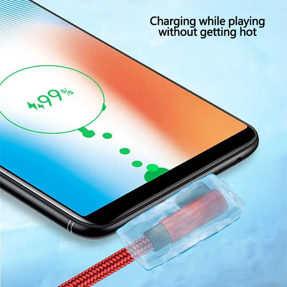 66 واط USB نوع C كابل 90 درجة 6A شحن سريع 4.0 ل شاومي سامسونج هواوي شحن سريع USB C الكابلات زاوية الألعاب كابل