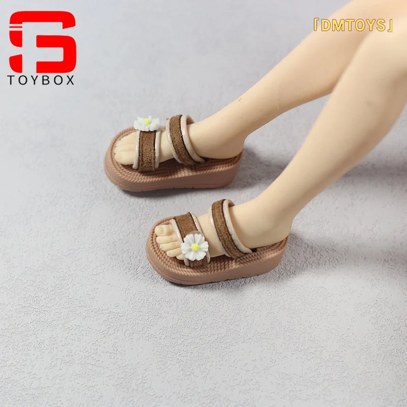 DMTOYS DP001 DP002 1/6 Scale Handmade Slippers Snow Shoes Model For 12" Female Soldier Action Figure Body Dolls