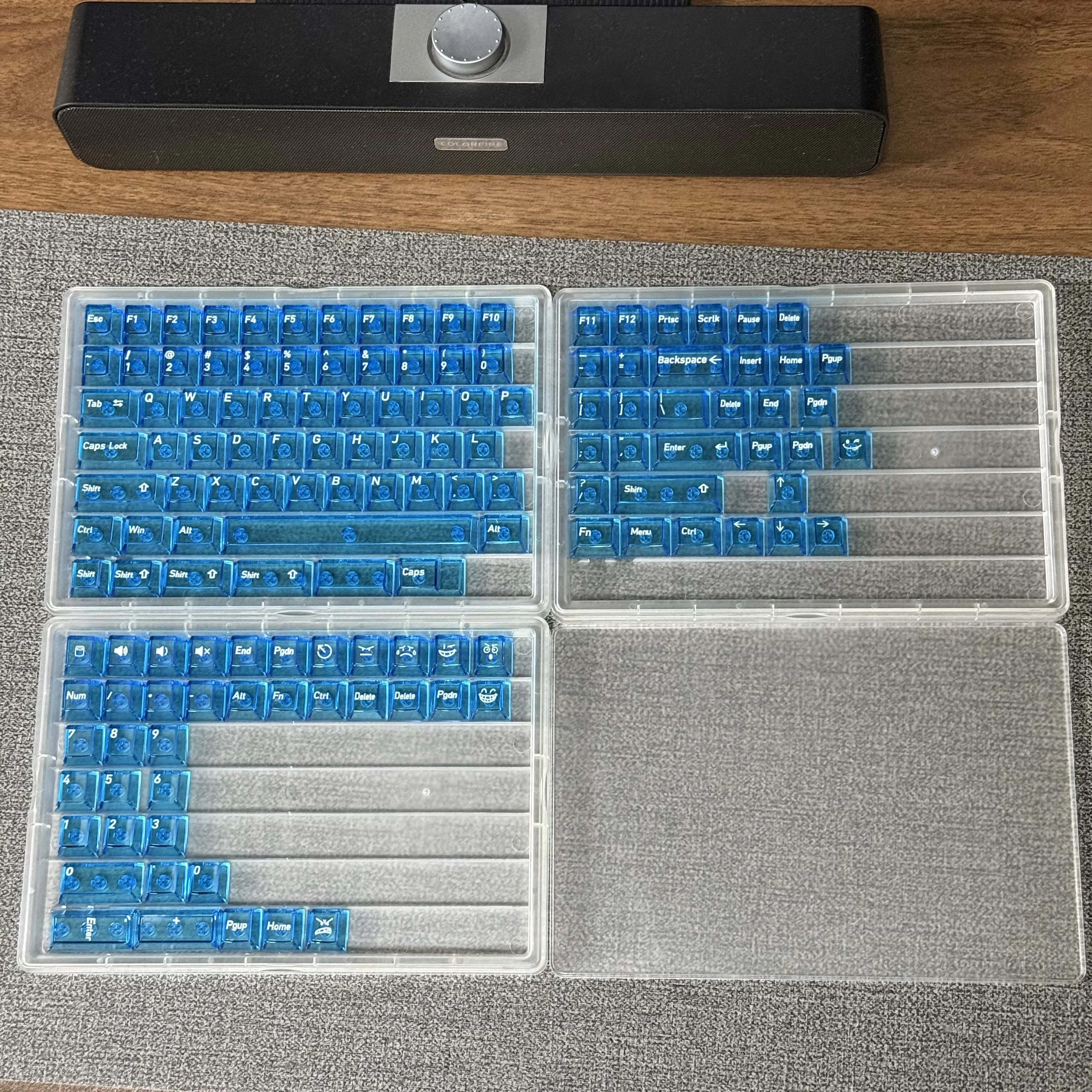Dustproof Transparent Keycap Storage Box 3-layer Display Stackable Support MOA XDA MAO CHERRY OEM Keycap Storage Box with Lid view 5