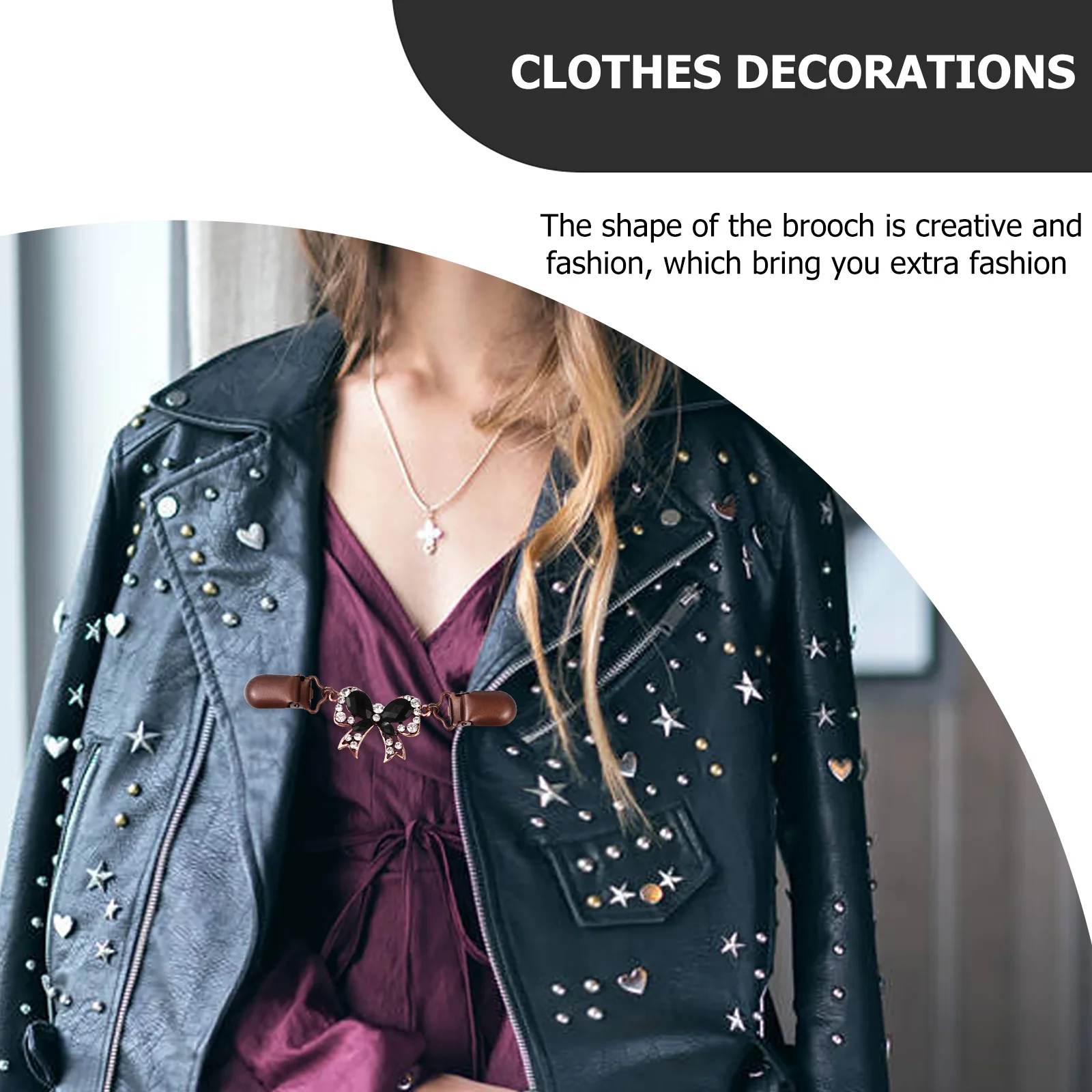 2 قطعة دبوس الصدر المعدني التلبيب دبوس دقيق بروش كليب ل سترة شال دبوس الأمان سترة الموضة كليب بروش الرجعية