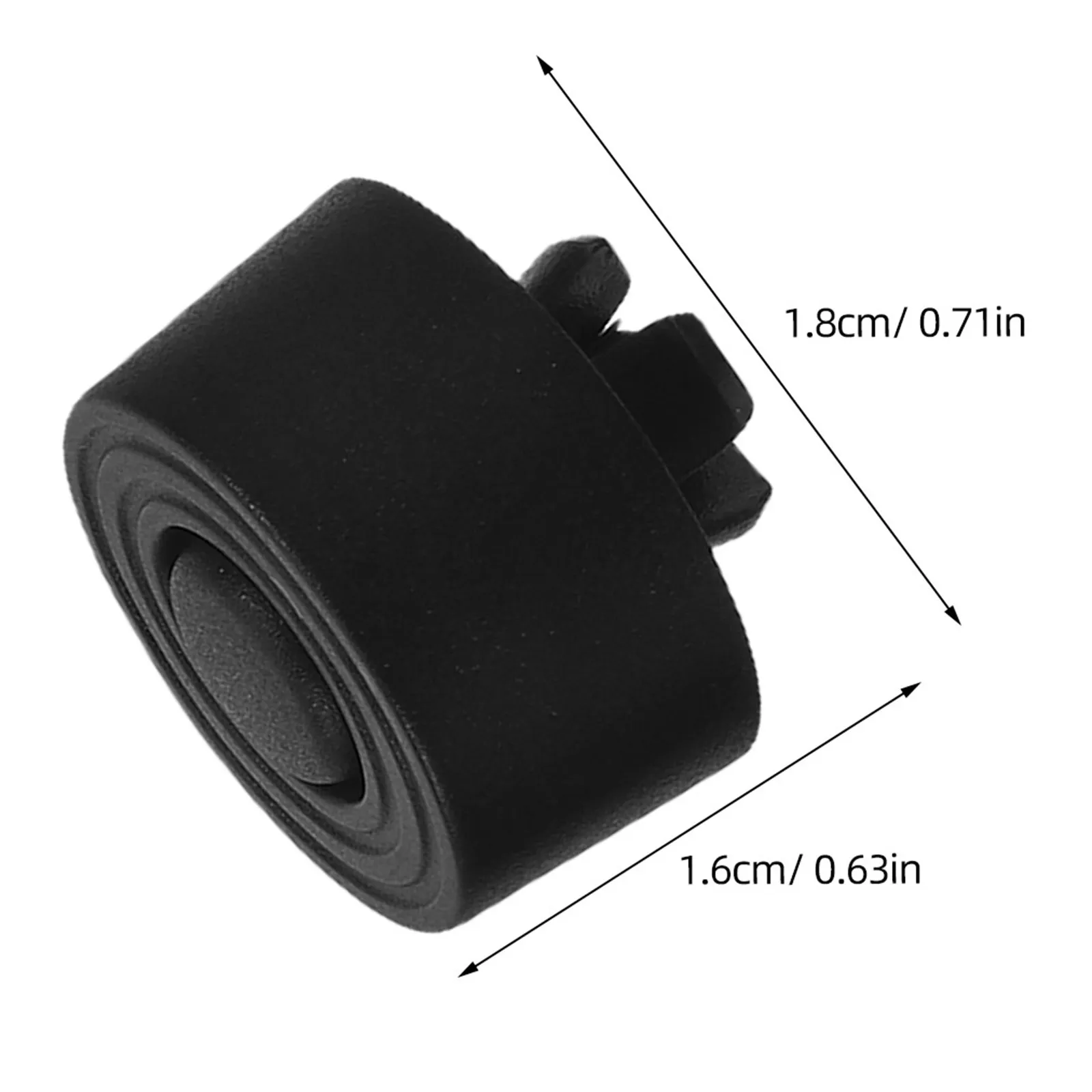 50Pcs Computer Case Feet Anti Vibration Shock Absorbing Desktop Tower Base Support Snap-in Plastic Pads 8Mm Hole