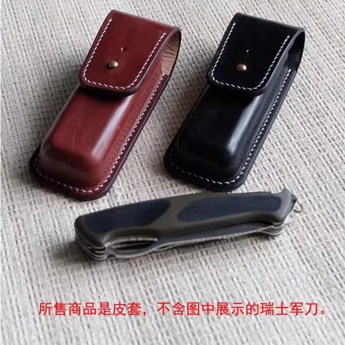 

1 Piece Hand Made Genuine Leather Belt Pouches for 130mm Victorinox Swiss Army Ranger Grip 79 Knife