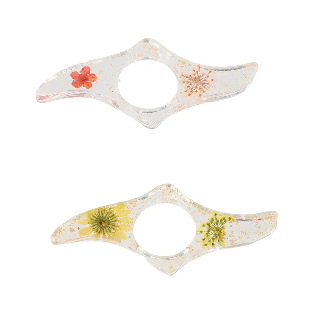 

Acrylic Thumb Book Support Multi-function Dried Flower Thumb Book Brace Smooth Spreader Book Page Holders Book Lovers