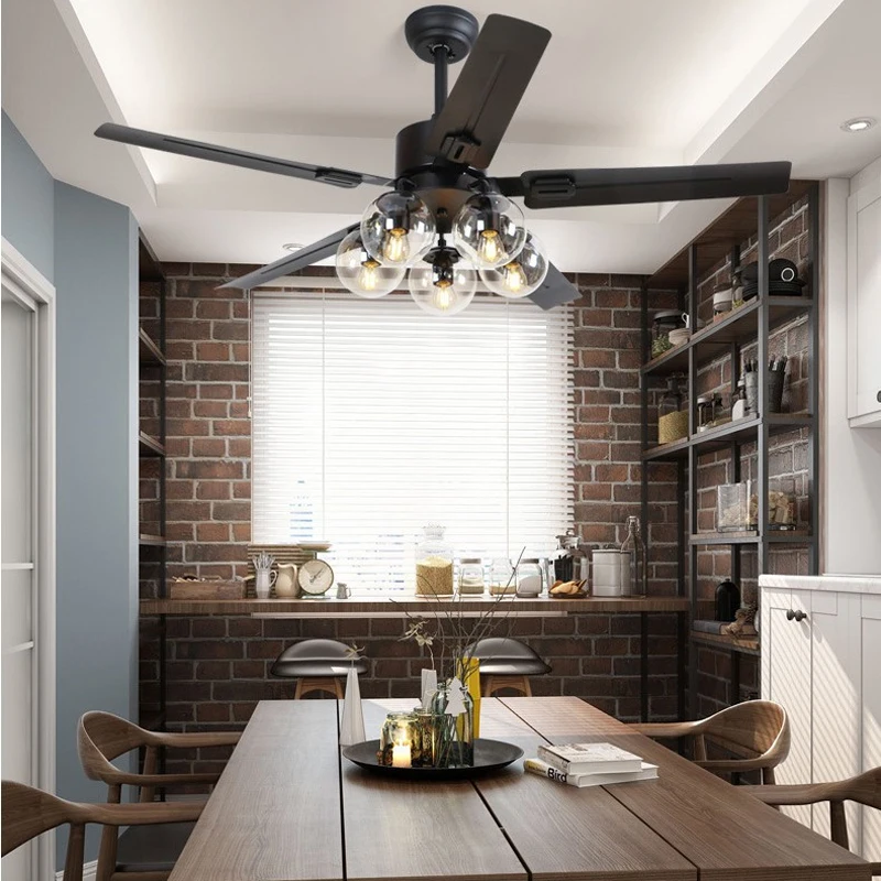 Lámparas de Techo LED Nordic Magic Bean, Lámparas Colgantes Modernas y Sencillas con Motor Silencioso para Sala de Estar, Comedor, Villa, Dormitorio, Decoración del Hogar