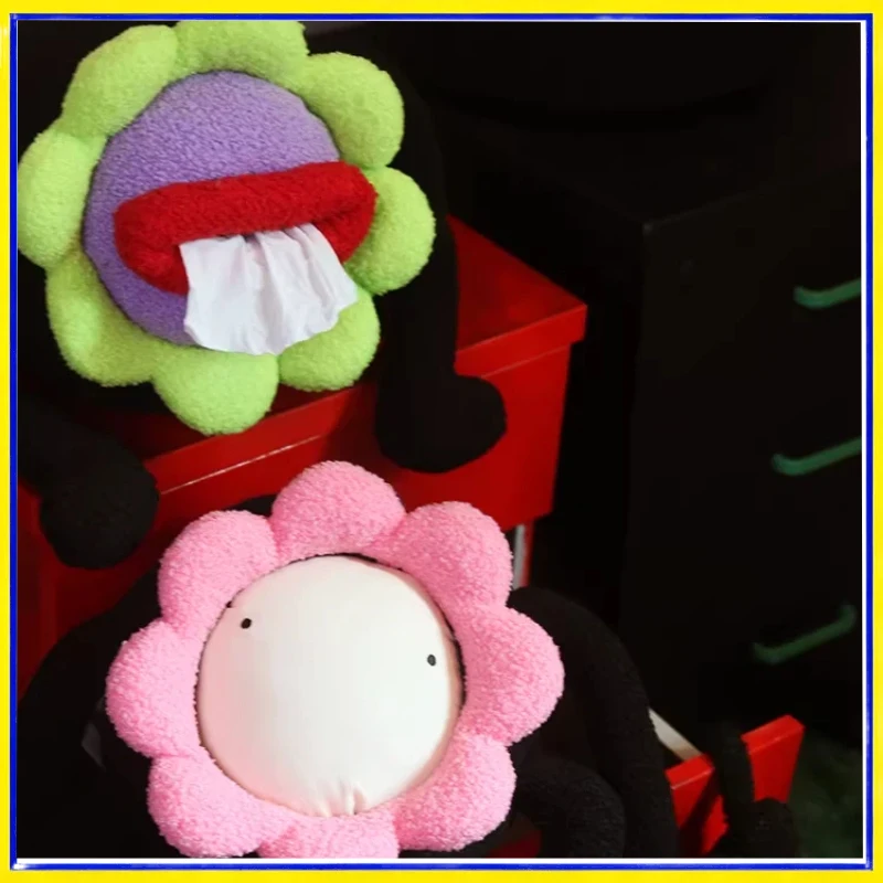 

Zhibuyun Original Design Funny Tissue Box Plush Toy Creative Decor Stuffed Animal Doll Gift for Kids Home Car Desk Novelty Cute