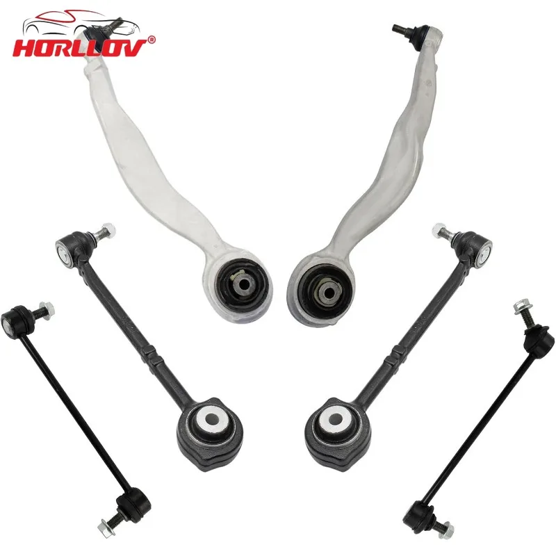 6PCS Front Suspension Control Arm Kit for Mercedes Benz E-Class CLS-Class W212 W218 C218 4Matic E200 E300 E400 E500 CLS 250 400