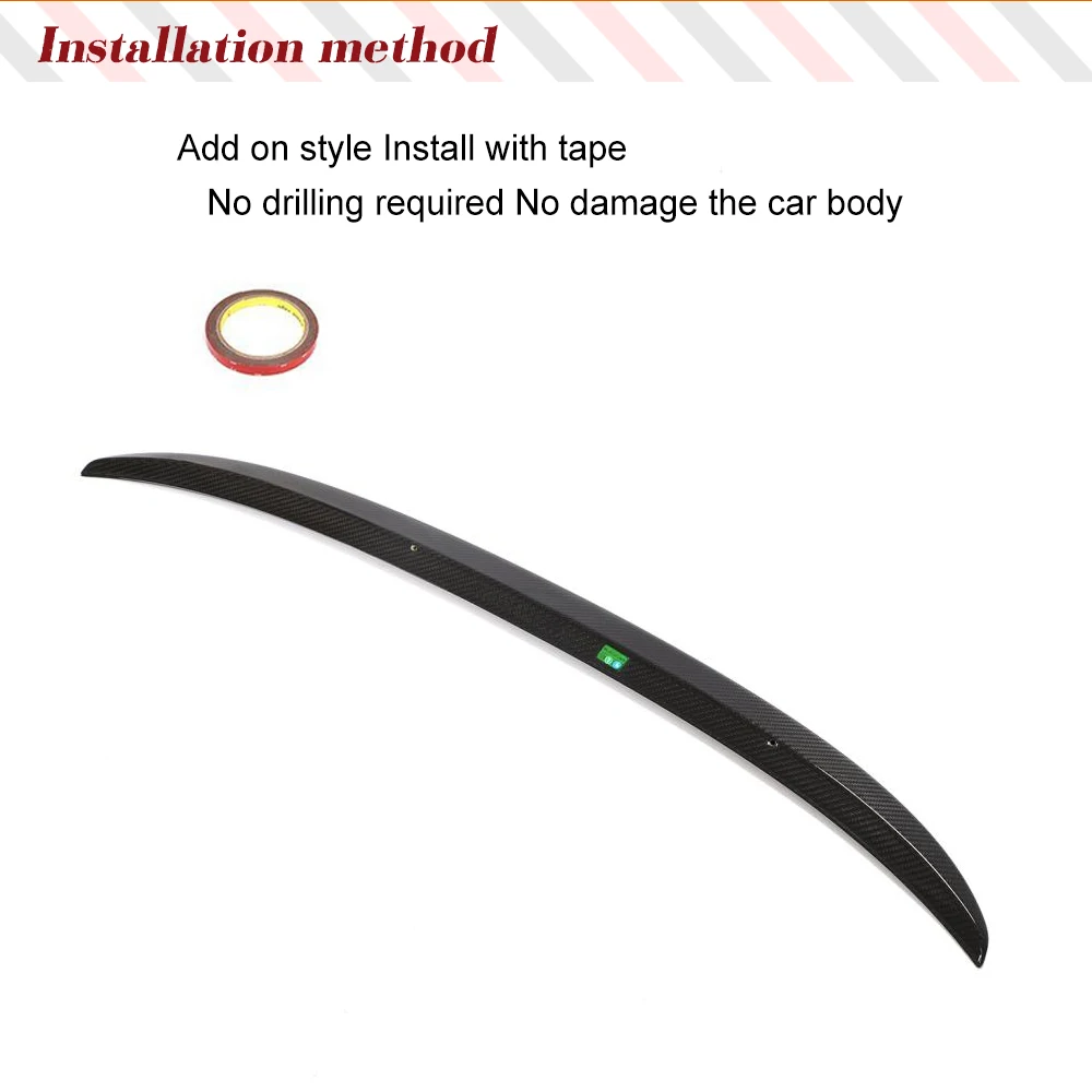 

Dry Carbon Car Rear Trunk Spoiler for BMW 8 Series G16 840i M850i F93 M8 Gran Coupe 2019 - 2022 Rear Spoiler Boot Lid Wing Lip