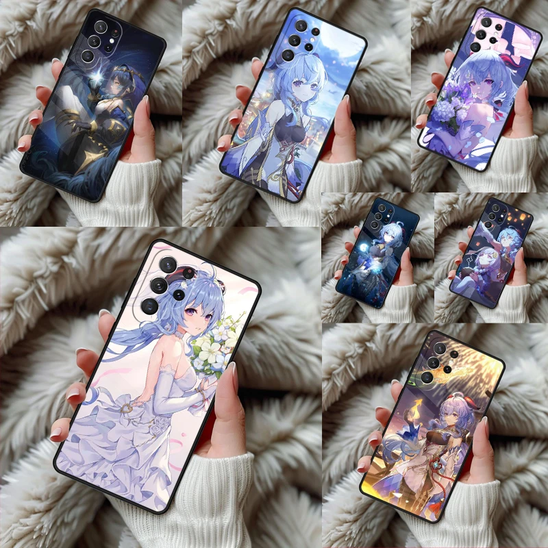 Genshin Impact GanYu Game Phone Case For Samsung Galaxy S24 S25 S26 Ultra S22 S23 Plus S21 S20 FE Note10 TPU Cover