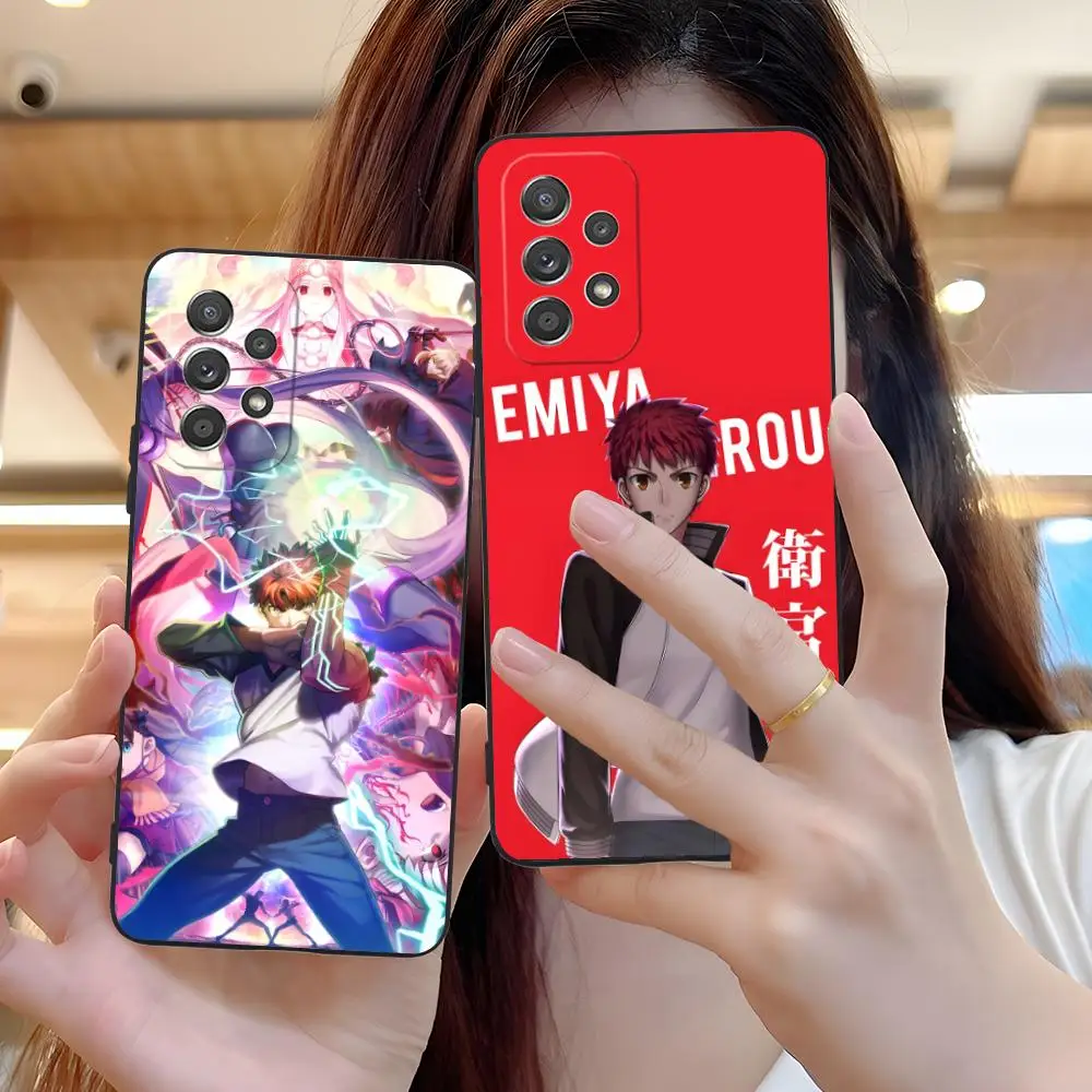 مصير البقاء ليلة Shirou Emiya قضية الهاتف لسامسونج غالاكسي A56 55 54 53 52 51 36 35 34 23 16 15 5 جرام غطاء ملون فاخر جميل #5