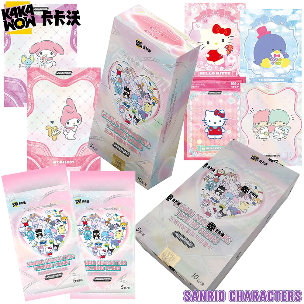 Original KAKAWOW Sanrio Collection Card Japanese Healing and Warmth Cartoon Star Character Cards Boys Girls Hobbies Toys Gifts