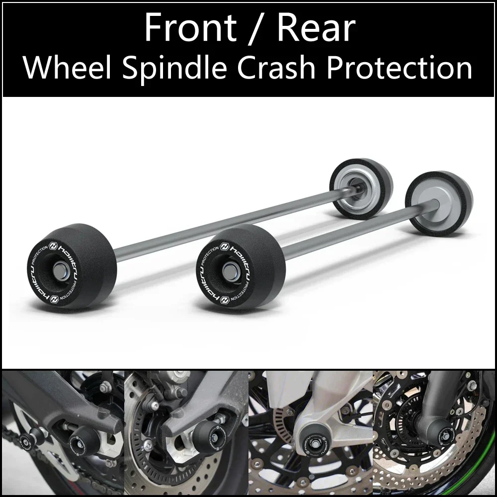 Proteção contra impacto do eixo das rodas dianteira e traseira para Triumph, Trident 660, Tiger Sport 660, 2021-2023