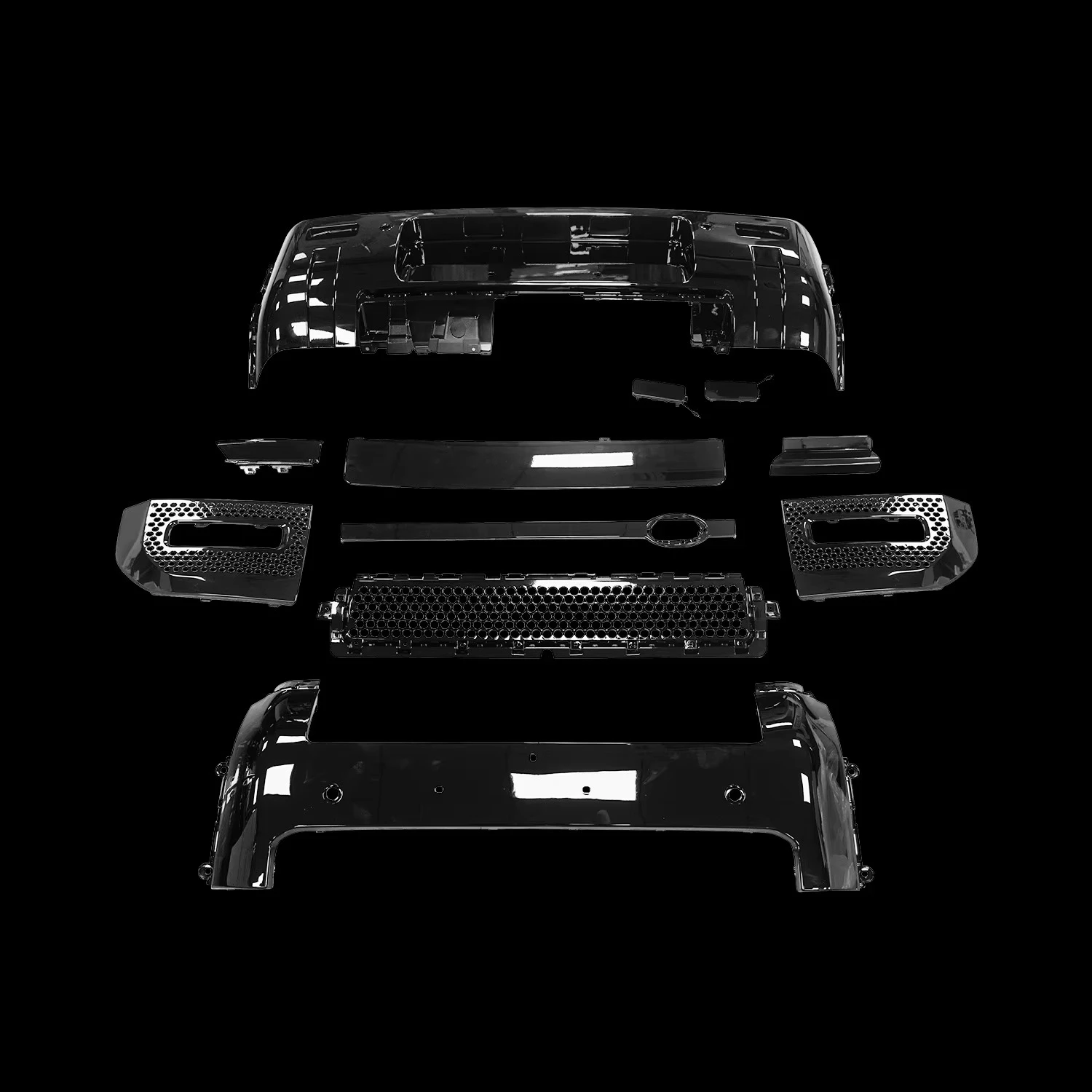 

Car Accessories Conversion Facelift Upgrade Front Bumper Universal Lip Splitter Body Kit for Defender 2020 New Defender L663