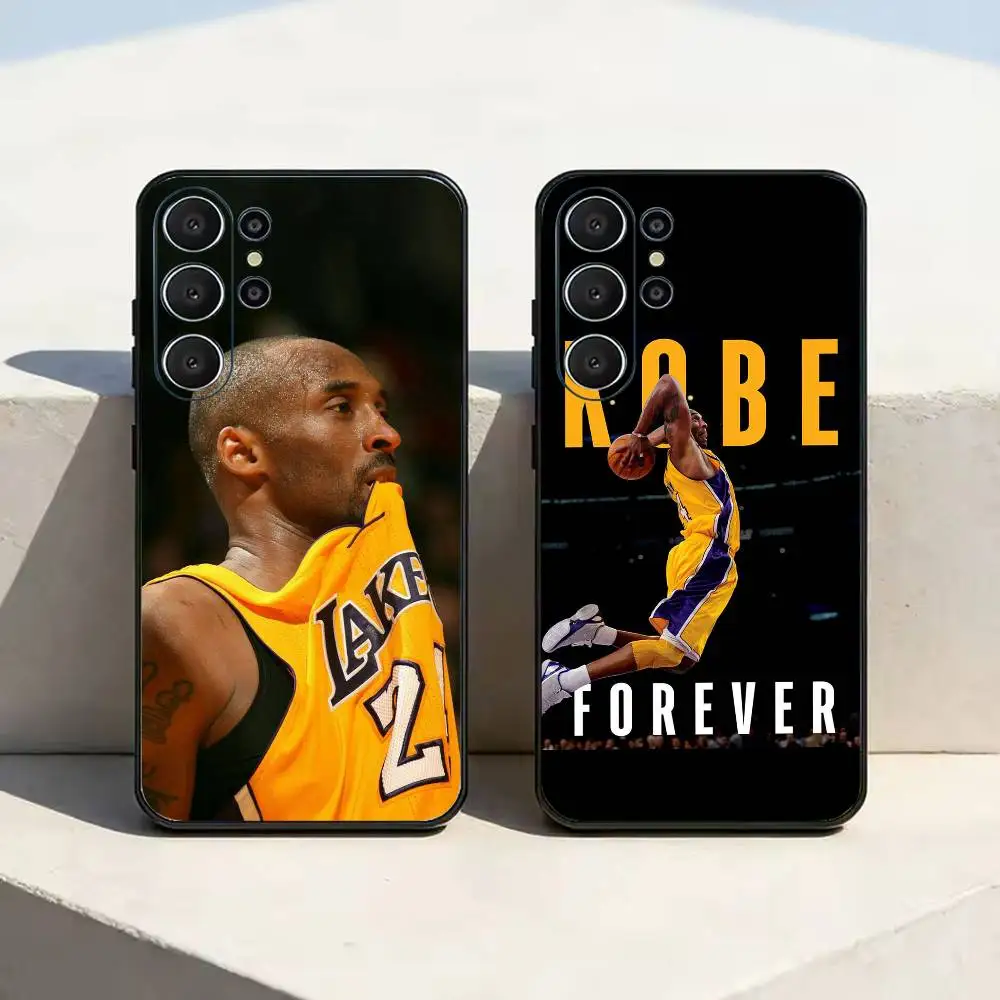 Black Mamba K-Kobe B-Bryant   Phone Case Black Silicone Soft For Samsung S25,S24,S21,S22,S23,S30,Ultra,S20,Plus,Fe,Lite