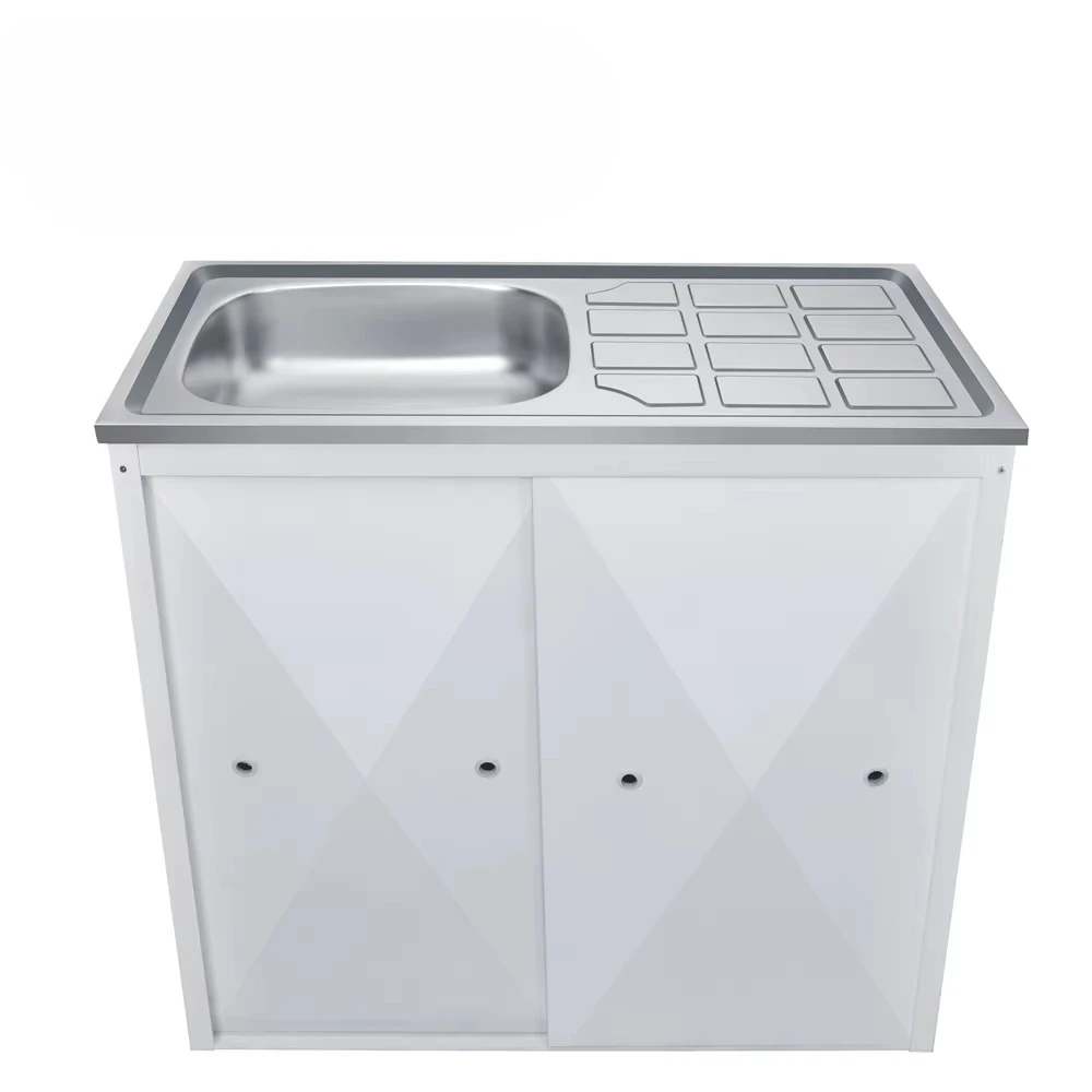 Stainless Steel Asian Commercial Kitchen Sink Bracket Cabinets Ready ** Vertical Kitchen Sink