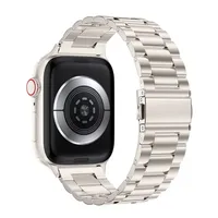 Link Bracelet for Apple Watch Ultra 2 49mm Band 45mm 44mm 42 Stainless Steel Strap iWatch SE 9 8 7 6 Correa 41mm 40m Star light