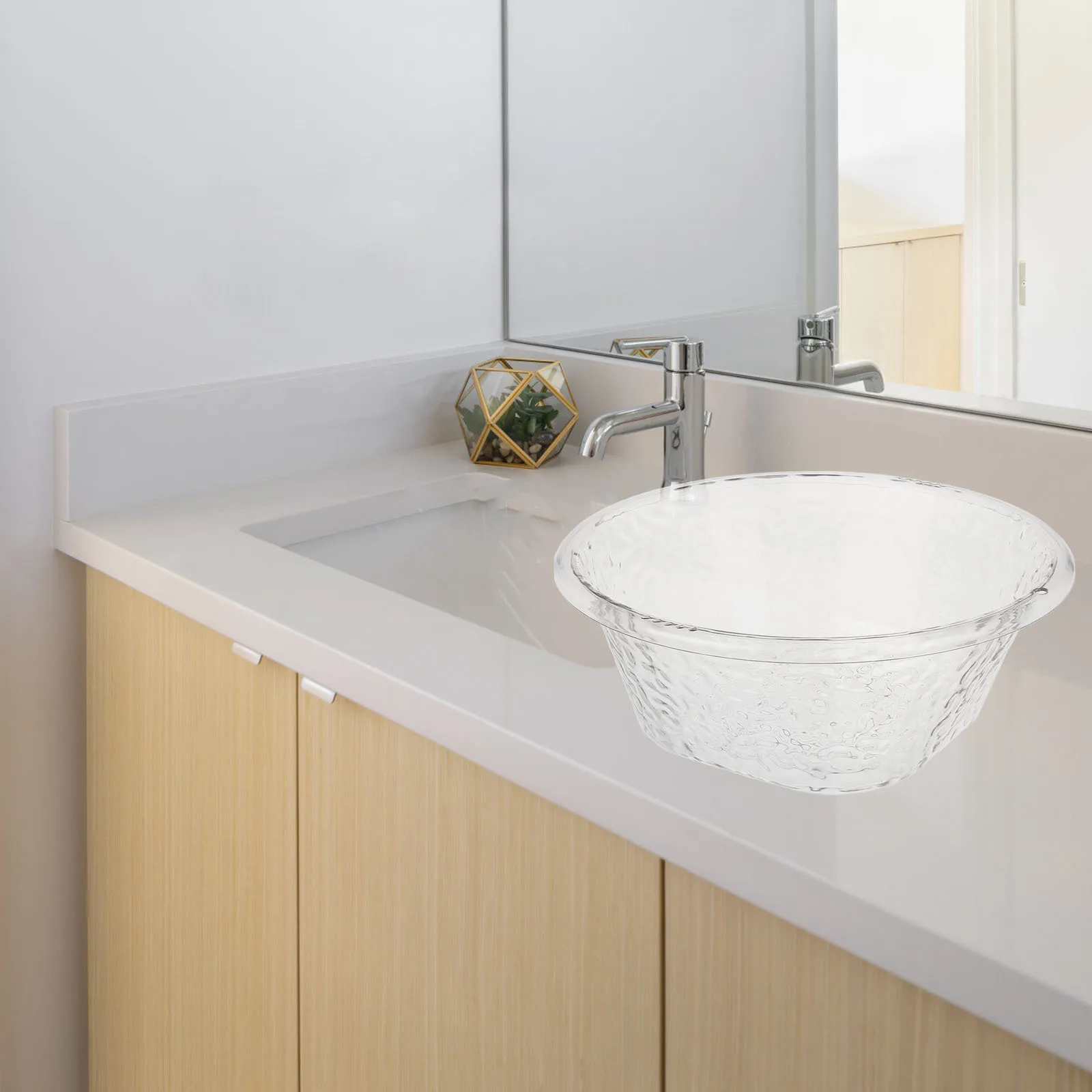 

Multi-Functional Plastic Wash Basin Large Capacity Portable Face Cleaning Bathroom Hand Wash Basin for Home Dormitory Kitchen