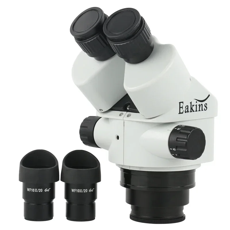 3.5X-90X Magnification Continuous Zoom Binocular Stereo Microscope WF10X/20mm Large Field Eyepiece+0.5X 0.7X 2.0X Objective Lens