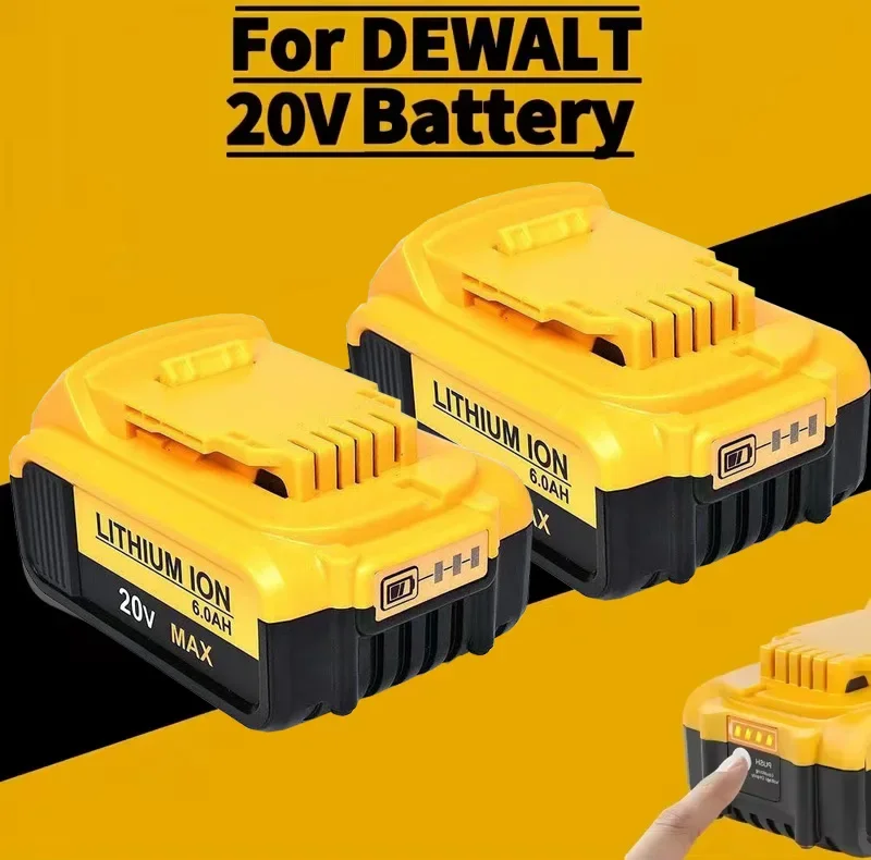 

MAX Battery DCB200 20V Lithium Replacement Battery For Dewalt 18V DCB184 DCB200 DCB182 DCB180 DCB181 DCB182 DCB201 DCB206