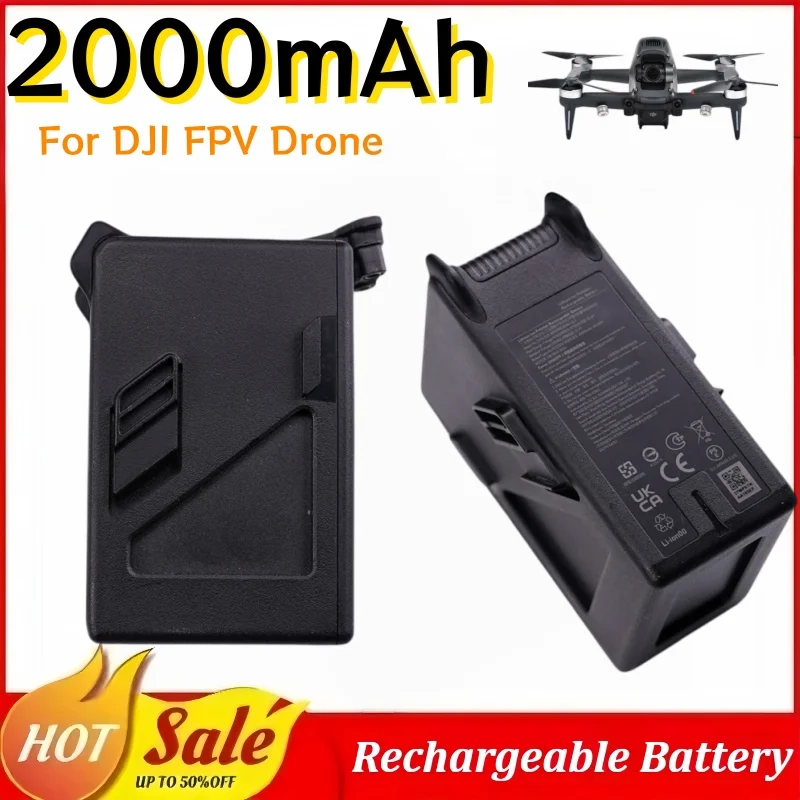 Suitable for Used DJI FPV Intelligent Flight Battery 2000mAh Rechargeable Replacement Battery for DJI FPV Drone
