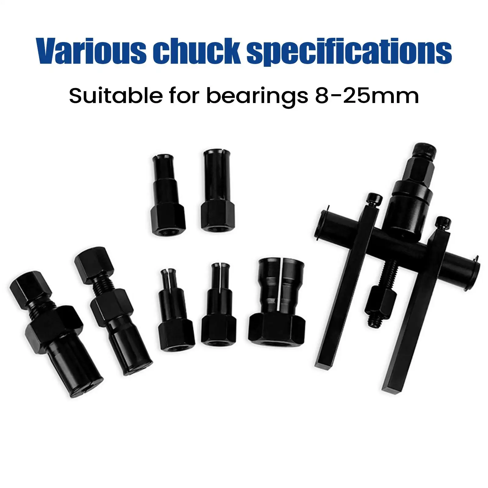 

Motorcycle Bearing Removal Tool Non-Slip Handle Heavy Duty Gadget With Case Motorcycle Wheel Bearing Puller Tool Kit For